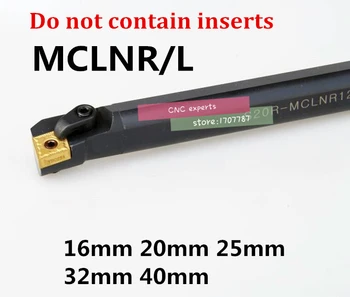 1PCS S16Q-MCLNR12 S20R-MCLNR12 S25S-MCLNR12 S32T-MCLNR12 S40T-MCLNR12 MCLNL12 16mm-40mm CNC Vidaus Tekinimo įrankiai