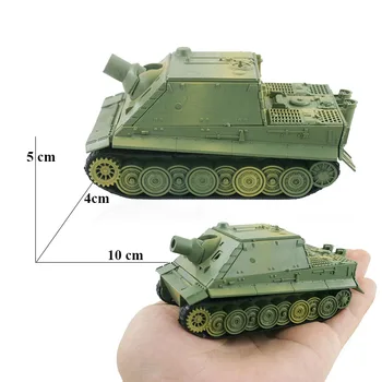 4D Bakas modelių Kūrimo Rinkiniai Karinės Asamblėjos Švietimo Žaislai, Apdailos Didelio tankio Medžiagos, Pantera, Tigras Turmtiger Puolimą