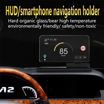 Automobilių GPS Navigatorius Automobilio Kalno Stovi Telefono Turėtojas Black Non-slip Mat Universalus Smartphone Projektorius HUD Head Up Display Turėtojas