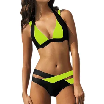 Bikini 2021 Plaukti Paplūdimio Drabužiai Spausdinti Tvarstis seksualus bikini moterims maudymosi kostiumėlį plius dydis maudymosi kostiumas moterims seksualus dviejų dalių kostiumai #30