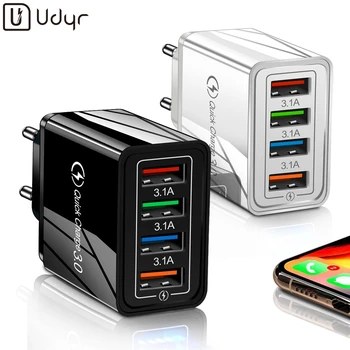 Mobiliųjų Telefonų Kroviklį USB Įkroviklis Greitai Įkrauti 3.0 4.0 QC3.0 Greito Įkrovimo 