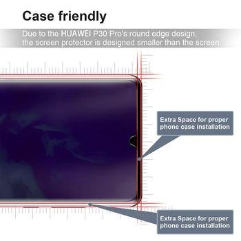 Pilnas draudimas Stiklo UV Skysti Klijai Ekrano apsaugos Huawei 30 Pro Mate 20 Pro Grūdintas Stiklas UV Klijai 