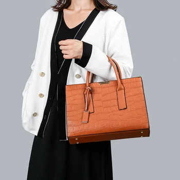 Prabanga Pu Odos Rankinės Moterų Pečių Krepšiai Mados Dizaineris Ponios Crossbody Krepšiai Moterų Atsitiktinis Didelės Talpos Tote Bag