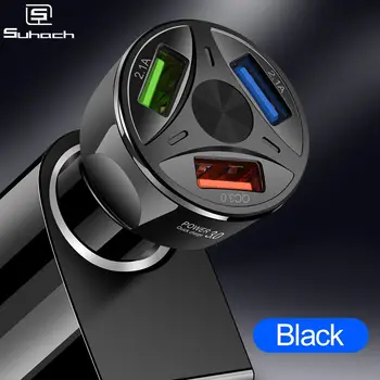 Suhach Greitai Įkrauti 3.0 2.0 USB Automobilinis Įkroviklis, Skirtas Samsung 