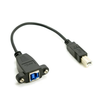 USB 3.0 USB3.0 Standartą B Tipo moterį, USB2.0 USB 2.0, B Tipo Male Plug Duomenų ilgiklis 20cm/0,2 m