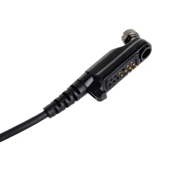 YIDATON Ištraukiamas Gerklės Microphone Mic Ausinės Ausinės CB Radijo Walkie Talkie už HYT X1P X1E X1 PD600 PD680