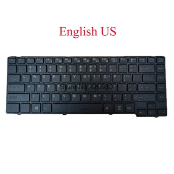 Nešiojamas US Klaviatūra Fujitsu Už Lifebook U536 U537 UH574 CP638598-01 V132326BS1 V132326AK CP638595-01 anglų juoda naujas