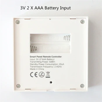 2 X AAA Baterijos Mi Šviesos B1 B2 B3 Kolegijos Valdytojas Belaidis 2.4 G RD Skydelis Kontrolės Dim/BMT/RGB/RGBW/RGB+BMT LED Lemputė / Juostelės