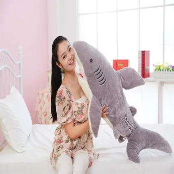 1 vnt 70-100cm Pliušinis Rykliai Žaislai Iškamšos Modeliavimas Didelis Ryklių Lėlės, Pagalvės, Pagalvėlės, Vaikiški Žaislai, Vaikų Gimtadienio Dovanos