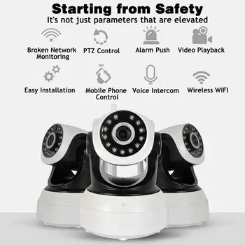 1080P HD ip vaizdo kamera Wifi kamera, Belaidžio Namų Apsaugos Kamera, Saugos Tinklas, CCTV Kamera, infraraudonųjų SPINDULIŲ Naktinio Matymo Kūdikio stebėjimo