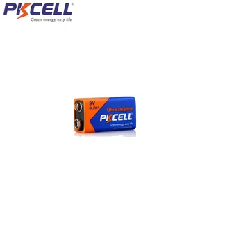 10vnt/daug PKCELL Baterija 1604G-S1 6LR61 9V PPP3 1604A Šarminės Baterijos neįkraunamų Baterijų Elektroninis termometras