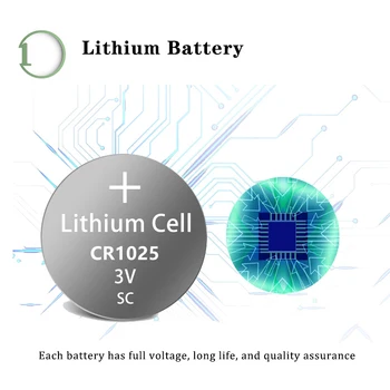 10vnt/pak CR1025 Mygtukas Baterijų DL1025 BR1025 KL1025 Ląstelių Monetos 3V Ličio Baterija CR 1025 Žiūrėti Elektroninių Žaislų Nuotolinio