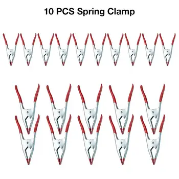 10VNT Pavasario Apkabos, Sunkiųjų Metalų Įrašą, 4 Cm/6 Colių Su PVC Dengto Patarimai, kaip Elgtis 