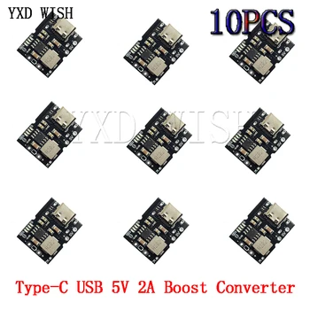 10vnt Tipas-C USB 5V 2A Boost Converter 