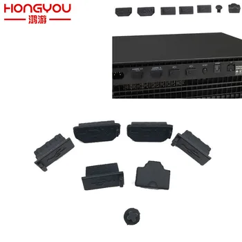 10vnt USB HDMI-compatibl Dulkių Prijungti Xbox One X Žaidimų Konsolės Silikono Dulkių Įrodymas Dangtelis Kamštis Dulkėms Rinkinių, skirtų xbox vienas s
