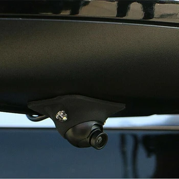 12V Automobilio Priekinės Galinės Šono Atbulinės eigos Kamera LED Atvirkštinio Atsarginės Vandeniui 170°NTSC Aukštos Kokybės Blind Spot Fotoaparatas