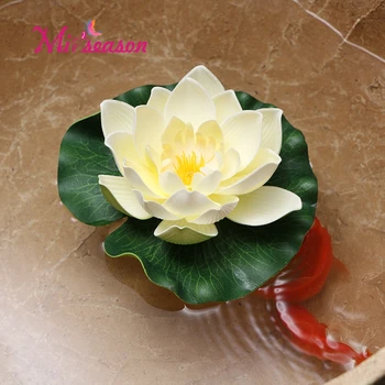 17cm Petal Lotus aukštos modeliavimas lauko žuvų bakas baseinas Putų Gėlės, Plūduriuojantis Vandens Lelijų sodas, dekoratyviniai amžinąjį flores augalų