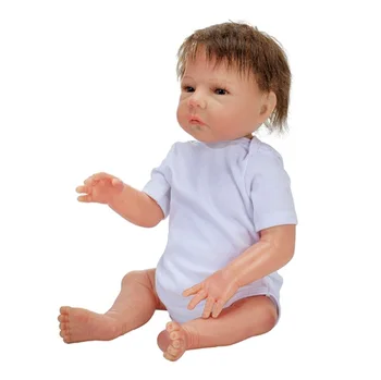 18inch 43cm Rankų darbo Reborn Baby Mielas Sophia Silikono Lėlės, Imitavimo Dovana Namas Birthday Lėlė Žaislas Miegą Mergina Žaislas Minkštas Kūdikio