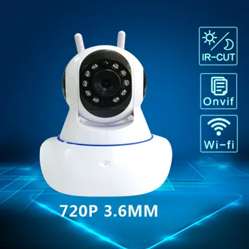1MP P2P Mobiliojo kontrolės Belaidžių IP kamerų P2P 720P Apsaugos kameros