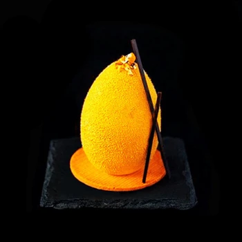 1Pc 8 Tinklelis Silikono 3D Kiaušinio Formos Liejimo formos Šokoladiniai Velykiniai Kiaušiniai Triufelių Putėsiai Pelėsių Naujas