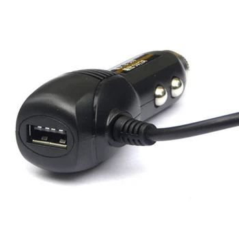 1pc MINI USB 5V 2A USB Automobilinis Maitinimo Įkroviklis Adapteris Kabelio Laido Navigatorius GPS vairavimo diktofonas MP4 Automobilinis Įkroviklis Priedai