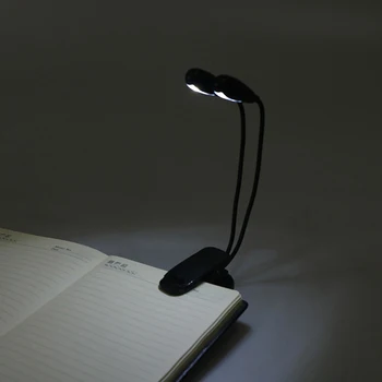 1pc Reguliuojamas Goosenecks Įrašą Į USB LED Lempa Muzikos Stendas Ir Knygų Skaitymo Šviesa