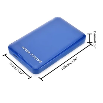 2.5 Colio HDD Talpyklos USB3.0 SATA 3.0 Kietojo Disko, Išorinio HDD Atveju Langelis