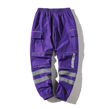 2019 m. Rudenį Hip-Hop Pants Mens Mados Fitneso Kelnės Vyrams, Atsitiktinis Sweatpants Kelnės Streetwear Haremo kelnės LBZ144