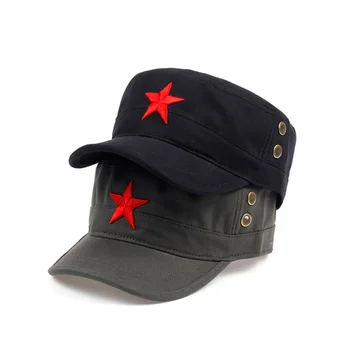 2019 Medvilnės% Aukštos kokybės Penkių ŽVAIGŽDUČIŲ dujų skylę kepuraičių Paslaugų Armijos Skrybėlę Patrulių butas skrybėlės Hip-Hop drobės Snapback cap skrybėlės