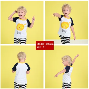 2020 Gražus kūdikis trumpomis rankovėmis, medvilnės drabužius vasaros vaikų drabužių berniukas paauglių drabužių berniukų drabužiai