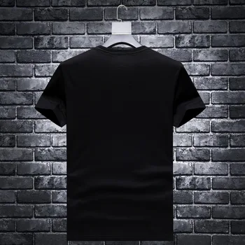 2020 Naujas Bičių Cirkonio T Marškiniai Vyrams, Prekės ženklas Trumpas Rankovės Mados Vyras Streetwear O Kaklas Plonas Medvilnės Modalinį Tshirts Plius Dydis 7XL