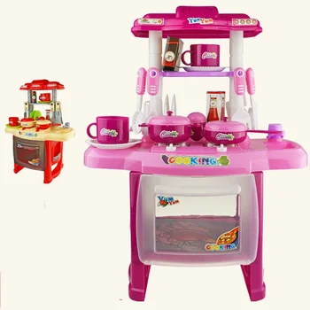2020 Naujų Vaikai Virtuvės Rinkinys Vaikams Virtuvės Žaislai LargeSimulation Modelio, Spalvinga Žaisti Švietimo Žaislas Mergina Kūdikių