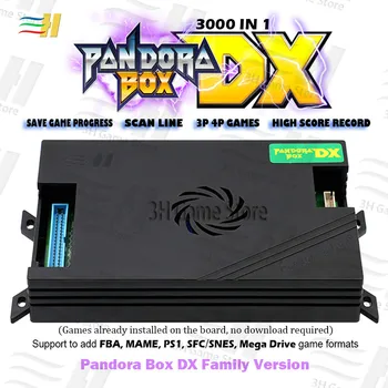 2021 Pandora Box DX 3000 1 Šeimos Žaidimas, Valdyba Gali Išsaugoti Žaidimą aukštą rezultatą įrašo galite pridėti fba mame ps1 sfc snes md žaidimas tekken 3d