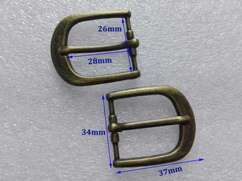 20pcs/daug 26mm 1inch paprastas cinko lydinio metalo sagtis su pin bronzos diržo bucke 2016122302