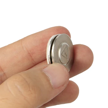 20pcs/daug Stipri Magnetinė Vardo Žymą Ženklelis PINS Magnet ID Turėtojas Metalo Kortele 17*17mm
