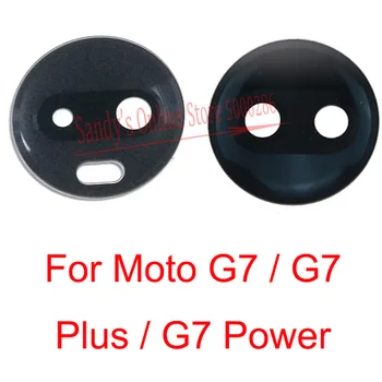 20PCS Naujas Galinis galinė vaizdo Kamera Stiklo Lęšis Motorola Moto G7 / G7 Plius G7+ G7plus / G7 Galios Atgal Pagrindinė Didelis Fotoaparato Objektyvo Stiklas
