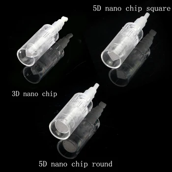 20pieces 3D/5D nano kasetės dr pen MYM N2 M5 M7, anti-senėjimo mikro-adatos pakeisti kasetę, mezo derma pen