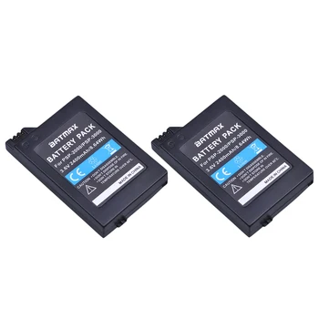 2vnt 3,6 V 2400mAh PSP 2000 PSP-2000 Baterija + Dual USB Kroviklis skirtas Sony PSP 2000/3000 PSP-S110 Konsolės