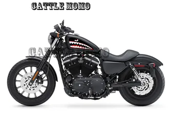 3.3 Galonų Dujų Bako Lipdukas Motociklo Ryklys Lipdukai Harley Sportster XL883L/N/R XL1200C/S/L/N/R/V XR1200 Motorinių Bako Lipdukas