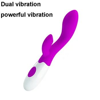 30 Greičiu G spot vibratorius, skirtas moters Klitorio magic wand vibratorius Makšties Massager Triušis dildo, vibratoriai moteris Sexe Žaislas Femme
