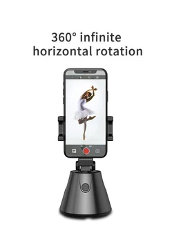 360 Laipsnių Telefono Laikiklis Stovi Auto Face Objekto Stebėjimas Smart Fotografavimo Kamera Selfie Stick Rotacijos 