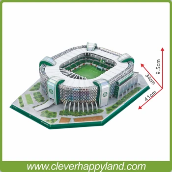 3D galvosūkis futbolo stadionas Palmeiras stadionas Palmeiras SP suvenyrų įspūdį modelį, Žaidimai, Žaislai, Helovinas, Kalėdos