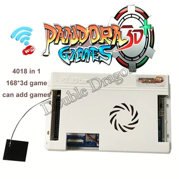 3D Pandora Box Saga Arcade Konsolė 4018 1 wifi Plokštė Split Stilius Multipayer 4 Žaidėjų Požiūris Mygtuką Valdiklis
