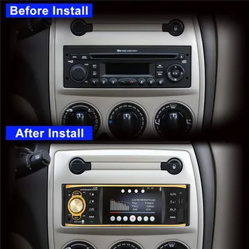 4.1 Colių HD 1 Din Automobilio Radijo 4019B USB, AUX, FM 2020 Naujausias Vairas Kontrolės Nuotolinio Valdymo Audio Stereo 