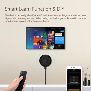 4 Pack Wifi IR Nuotolinio Valdymo Balsu Tuya Smart Gyvenimo APP Oro Kondicionierius, TV Box Dirbti su Alexa 