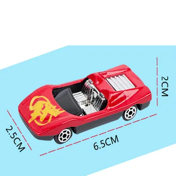 50pcs/set 1:64 automobilio Žaislų rinkinys inercijos Lydinio Automobilio Modelį žaislų rinkinys Mažas geležinkelių transporto priemonės mini automobilių žaislai modelis berniukų žaislai vaikams