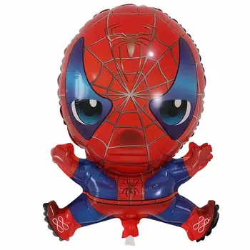 50pcs Super Herojus Balionai Keršytojas Voras raudona žmogus geležies Folija Balionas Vaikų Gimtadienis Vaikams, Žaislai, Apdailos Reikmenys