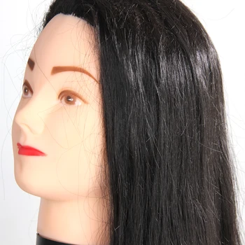 65CM Pro mokymo Plaukų Formavimo Manekeno Galvos Plaukai Ilgi Plaukai, Šukuosena, Kirpyklos Mokymo Lėlės Moterų Manekenai Su Peruku