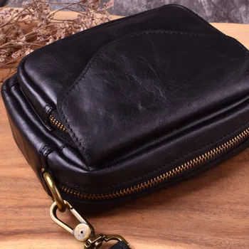 AETOO Paprasta vyrų retro petį krepšys naujas odos atsitiktinis mažuosius sluoksnis odinis maišelis