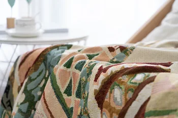 Aggcua Indijos boho mesti antklodę už lovos Lovatiesė Dvigubo mezgimo sofa rankšluostį žakardo sofos antklodė šiaurės Gobelenas kilimų mat XT120